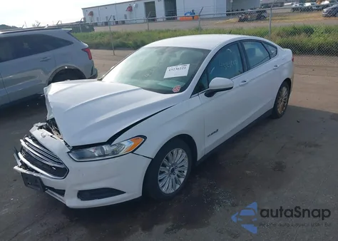 2016 Ford Fusion Hybrid S from USA, damaged, VIN 3FA6P0UU5GR355815
